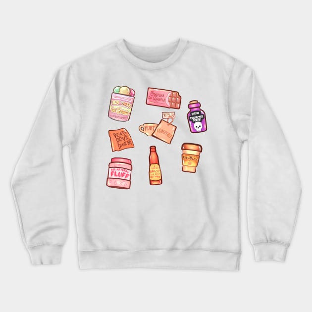 Fanfic Tropes Pack Crewneck Sweatshirt by VelvepeachShop